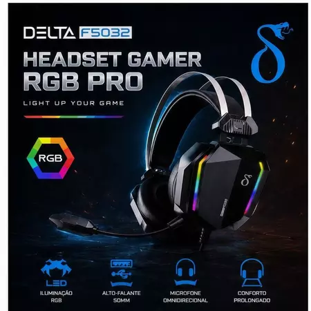 Headset gamer rgb pro