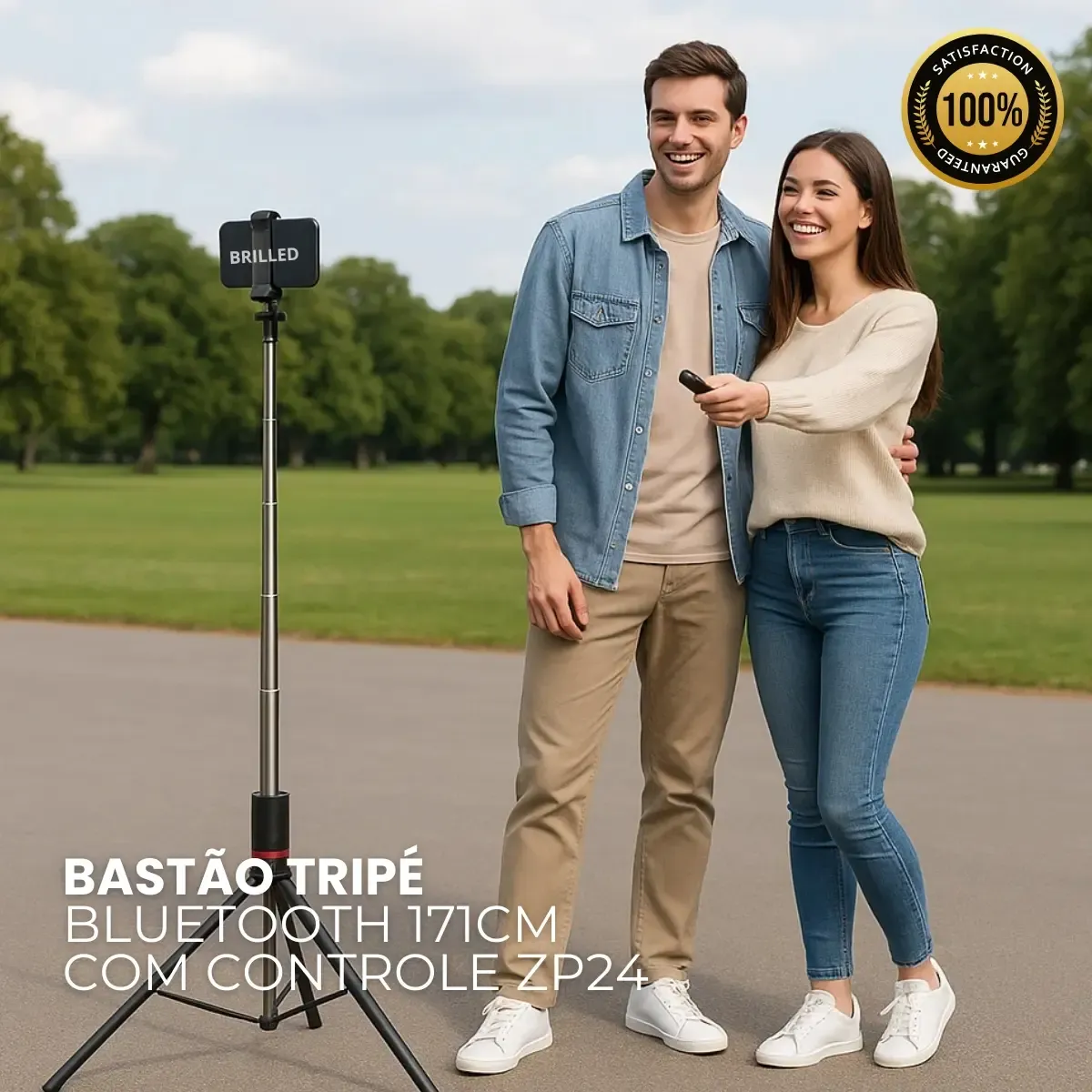 Bastão de selfie tripé  - Imagem 2